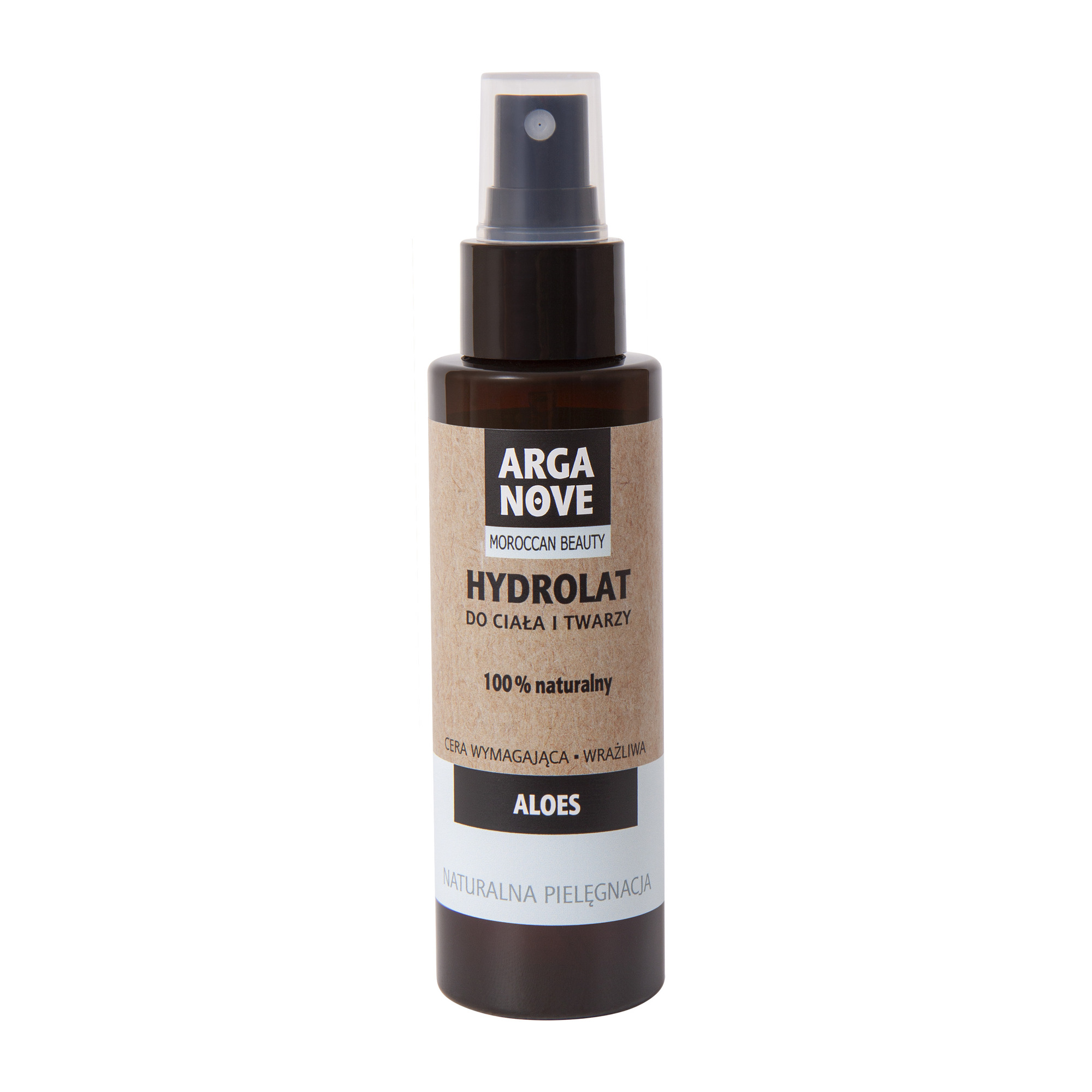 Arganove Hydrolat do ciała i twarzy Aloes 100% naturalny - 100 ml  zdjęcie