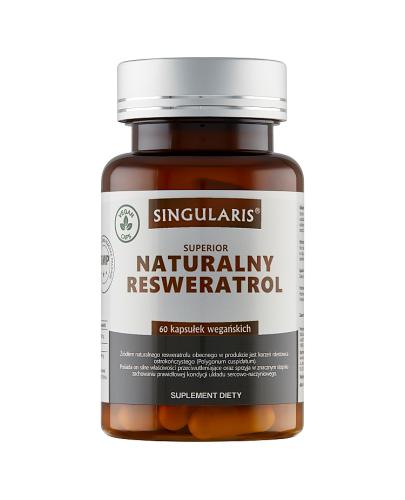 Singularis Superior Naturalny Resweratrol - 60 kaps. - cena, opinie, dawkowanie zdjęcie