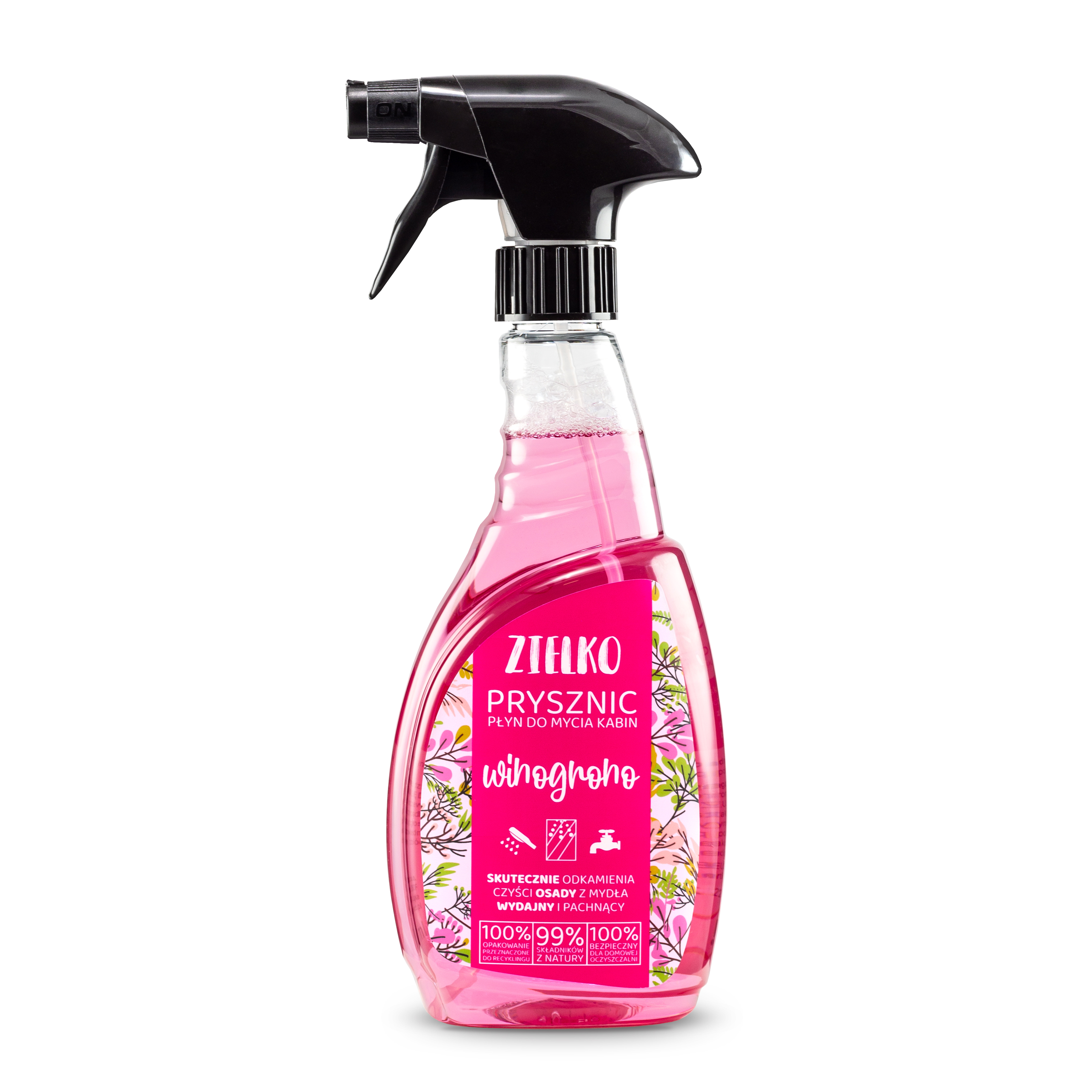 Zielko Prysznic Płyn do mycia kabin Winogrono, 500 ml  zdjęcie