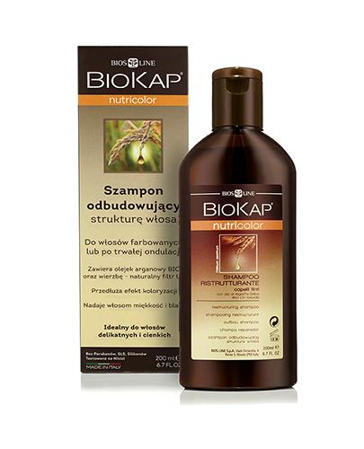 BioKap Nutricolor Szampon odbudowujący strukturę włosa - 200 ml - cena, opinie, właściwości  zdjęcie
