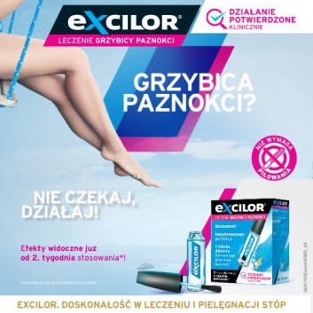 EXCILOR Leczenie grzybicy paznokci - 3,3 ml - cena, opinie, wskazania