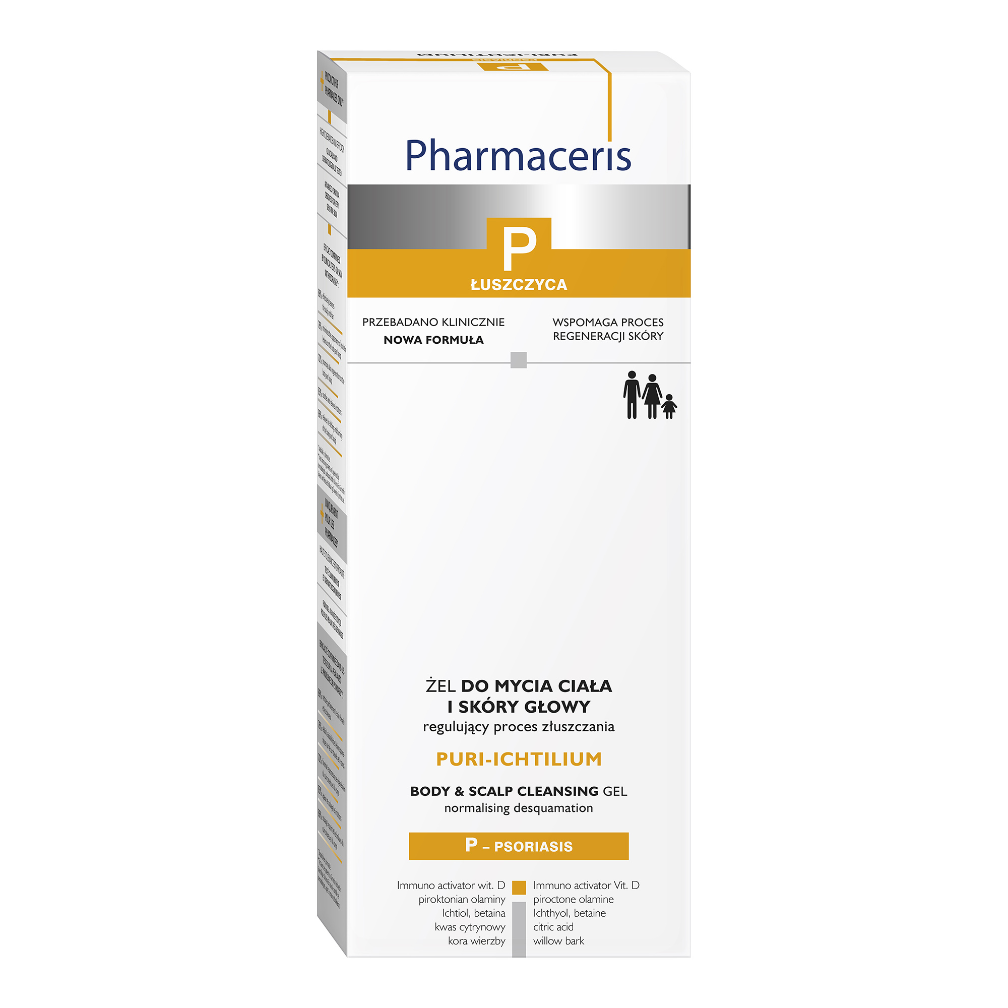 Pharmaceris P Puri-Ichtilium, żel do mycia ciała i skóry głowy, 250 ml zdjęcie