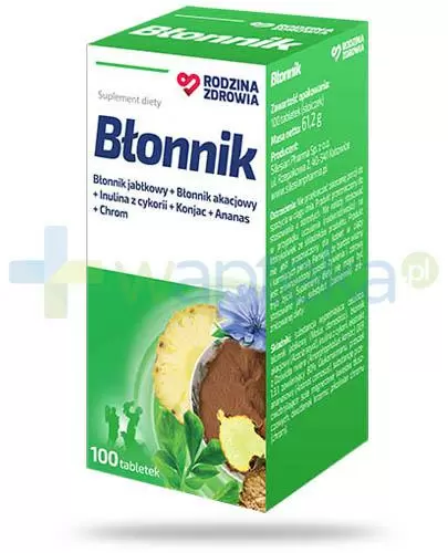 Rodzina Zdrowia Błonnik 100 tabletek zdjęcie