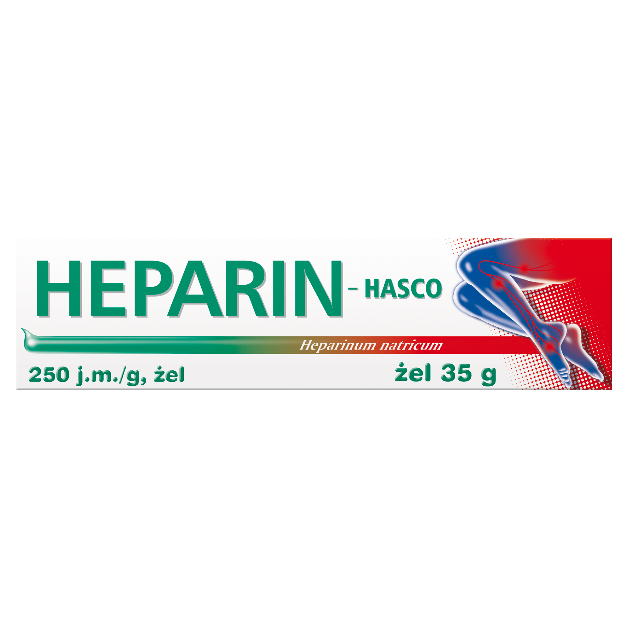 HEPARIN HASCO Żel 250 j.m./1 g - 35 g zdjęcie