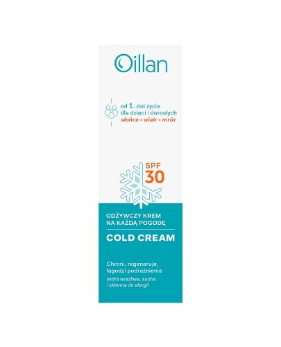 Oillan, Cold Cream odżywczy krem na każdą pogodę SPF 30, 50 ml zdjęcie