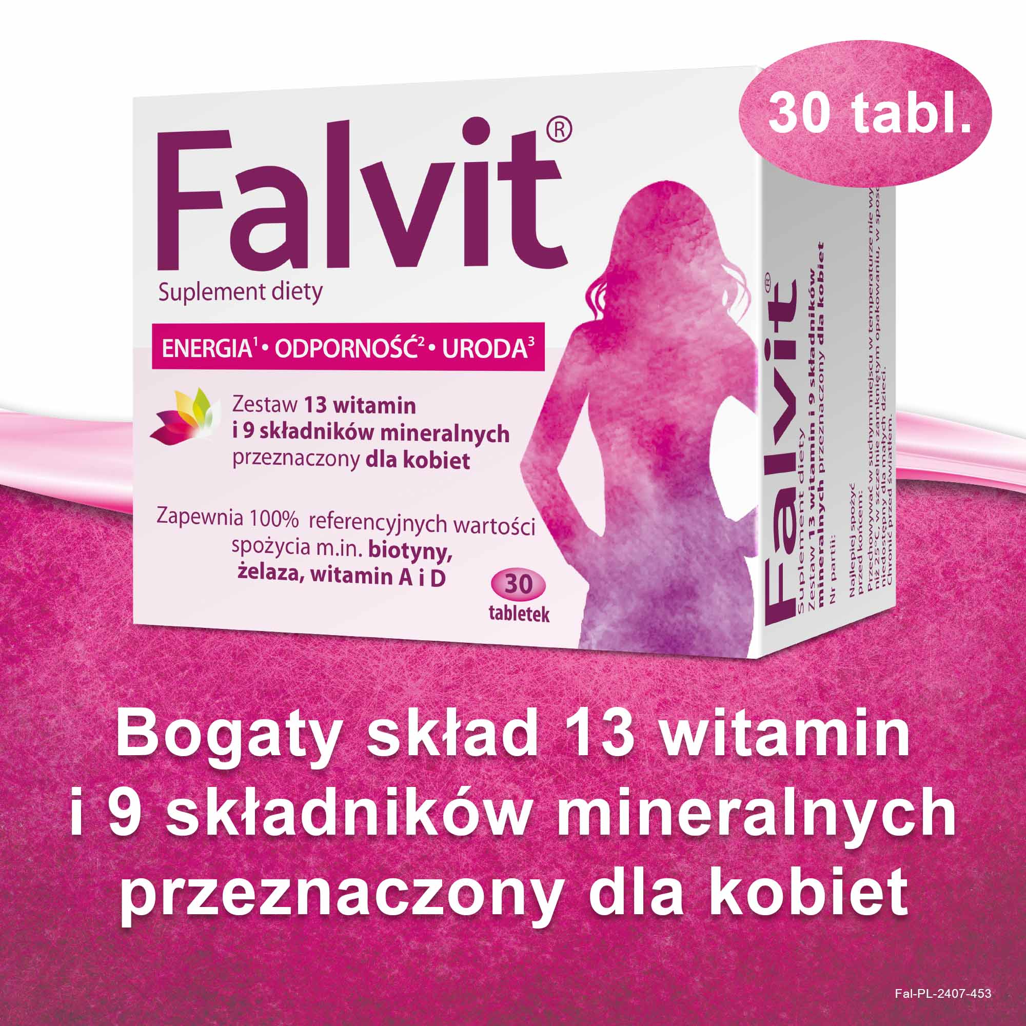 FALVIT zestaw witamin i minerałów dla kobiet, 30 tabletek