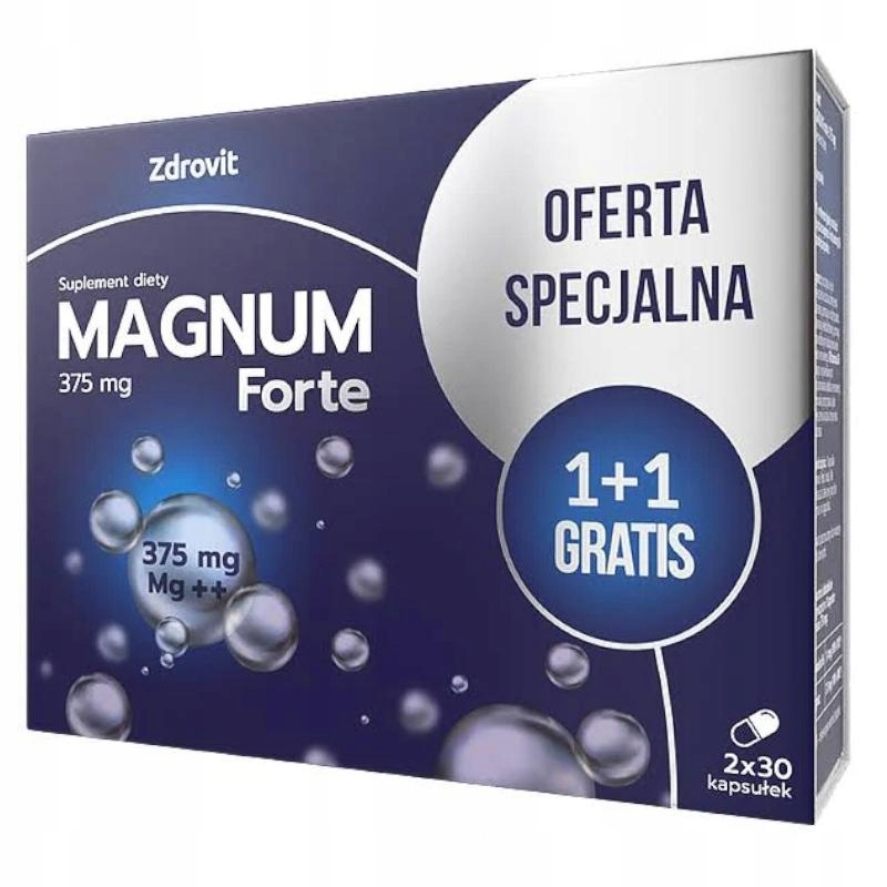 Zdrovit Magnum Forte kapsułki 2 x 30 kapsułek zdjęcie
