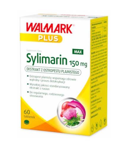 WALMARK SYLIMARIN MAX 150 mg - 60 tabl. Dla zdrowia wątroby. zdjęcie