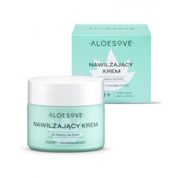 Aloesove nawilżający krem do twarzy na dzień 50 ml