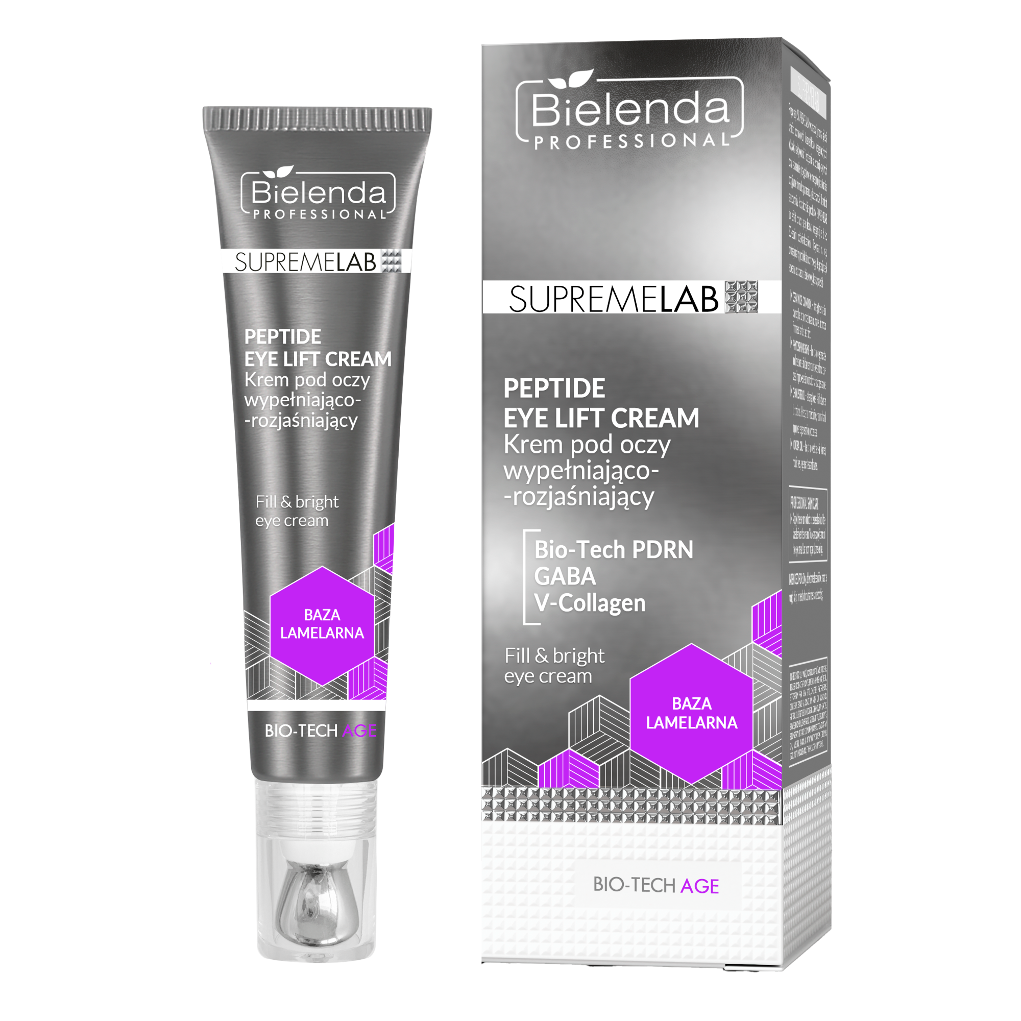 Bielenda Supremelab Bio-Tech, Krem pod oczy wypełniająco-rozjaśniający, 15 ml zdjęcie