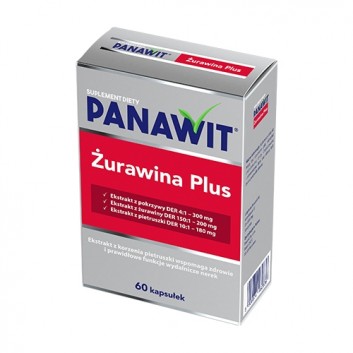 Panawit Żurawina Plus 60 kapsułek