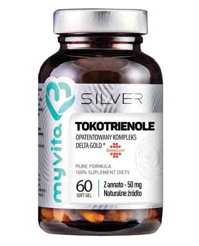 MYVITA Tokotrienole - 60 kaps. - silne działanie antyoksydacyjne i odpowiedni pooziom cholesterolu - cena, dawkowanie zdjęcie