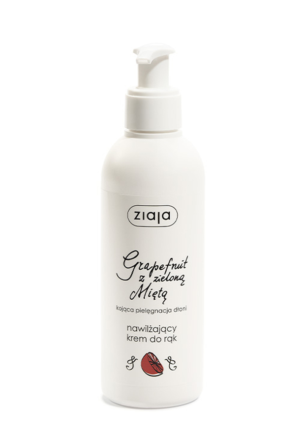 ZIAJA Nawilżający krem do rąk grapefruit z zieloną miętą - 200 ml zdjęcie