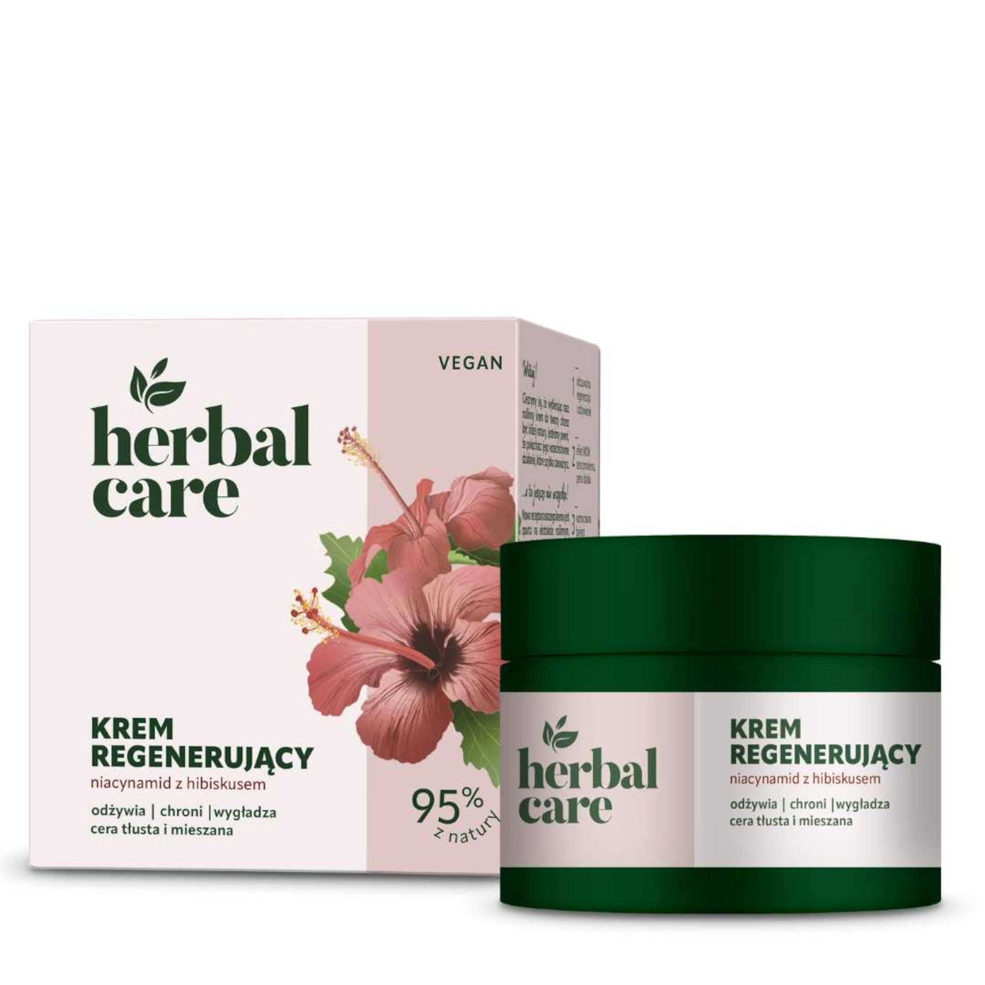 Herbal Care Regenerujący krem niacynamid z hibiskusem, 50 ml zdjęcie
