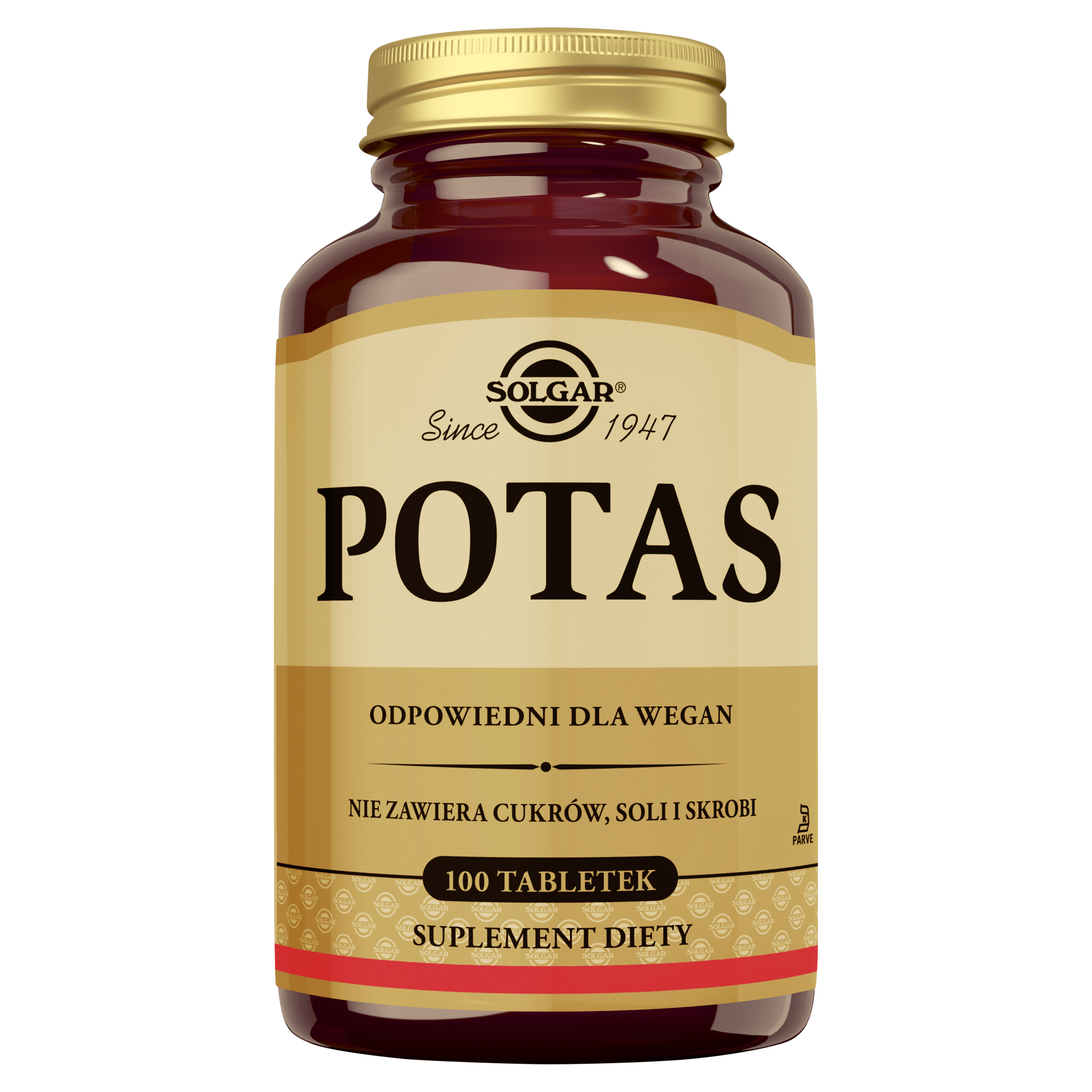 SOLGAR Potas 100 tabletek