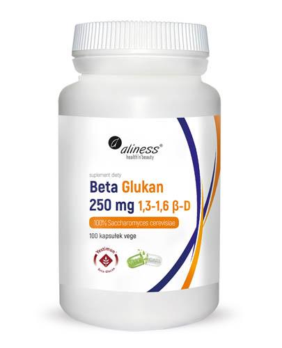 ALINESS Beta glukan 250 mg - 100 kaps. Naturalne wzmocnienie organizmu. zdjęcie