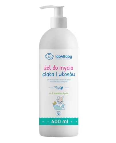 Lab4baby żel do mycia i włosów 400 ml zdjęcie