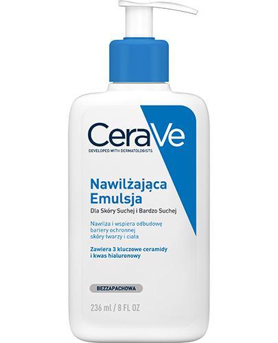 CERAVE, nawilżająca emulsja do twarzy i ciała do skóry suchej i bardzo suchej, 236 ml zdjęcie