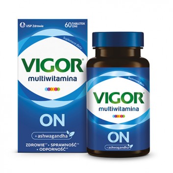 Vigor multiwitamina ON zestaw witamin i minerałów z ashwagandhą, tabletki, 60 sztuk