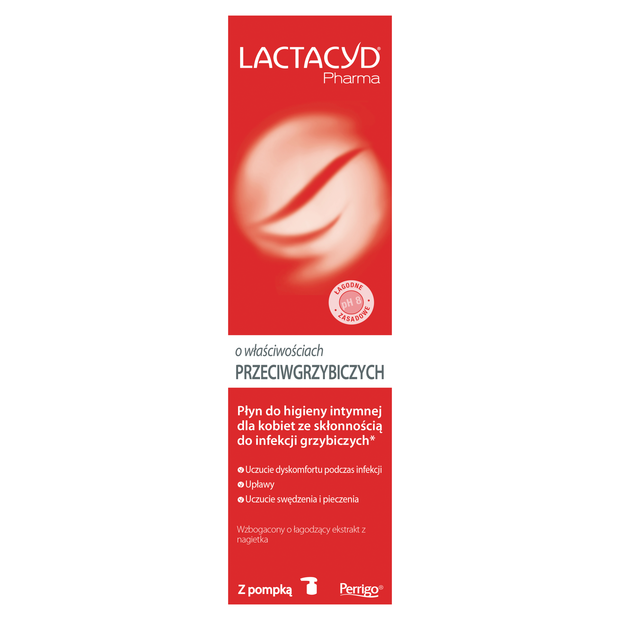 Lactacyd Pharma, płyn ginekologiczny, przeciwgrzybiczy, 250 ml, z pompką zdjęcie