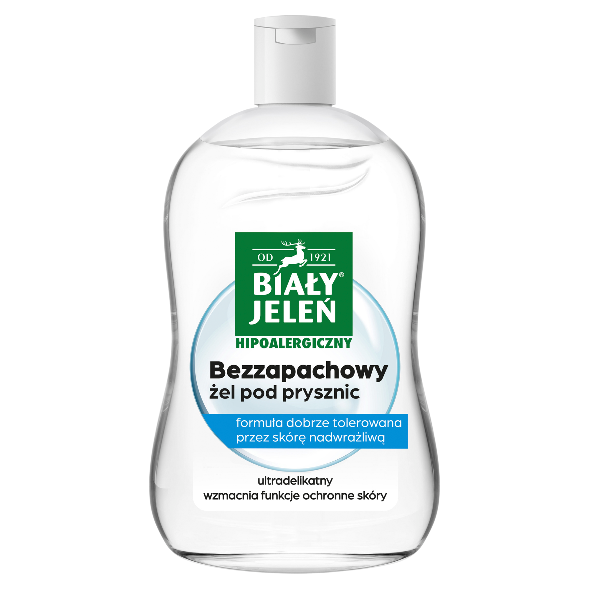 Biały Jeleń, Żel pod prysznic bezzapachowy Hipoalergiczny, 500 ml zdjęcie