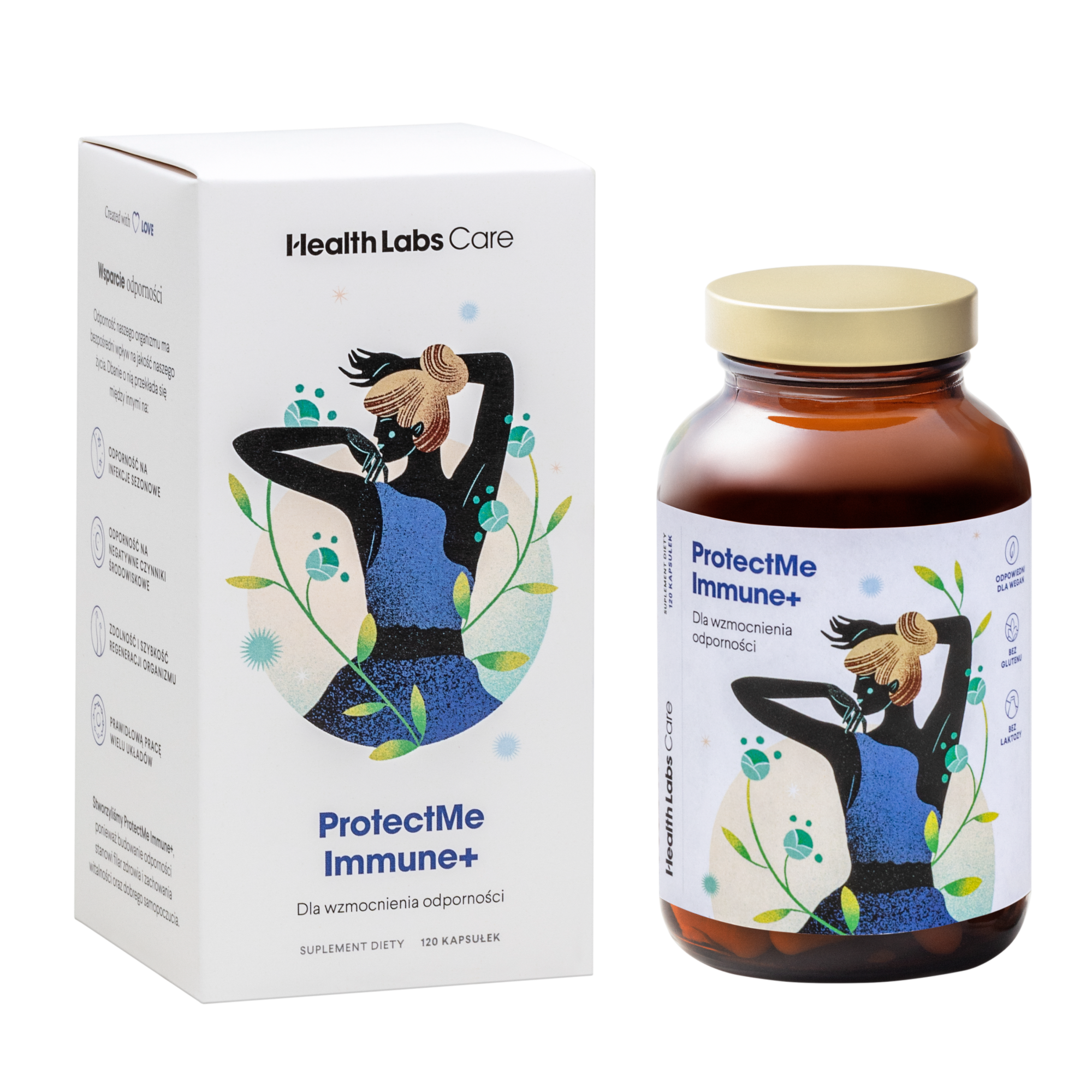 Health Labs Care, ProtectMe Immune+, kapsułki, 120 sztuk