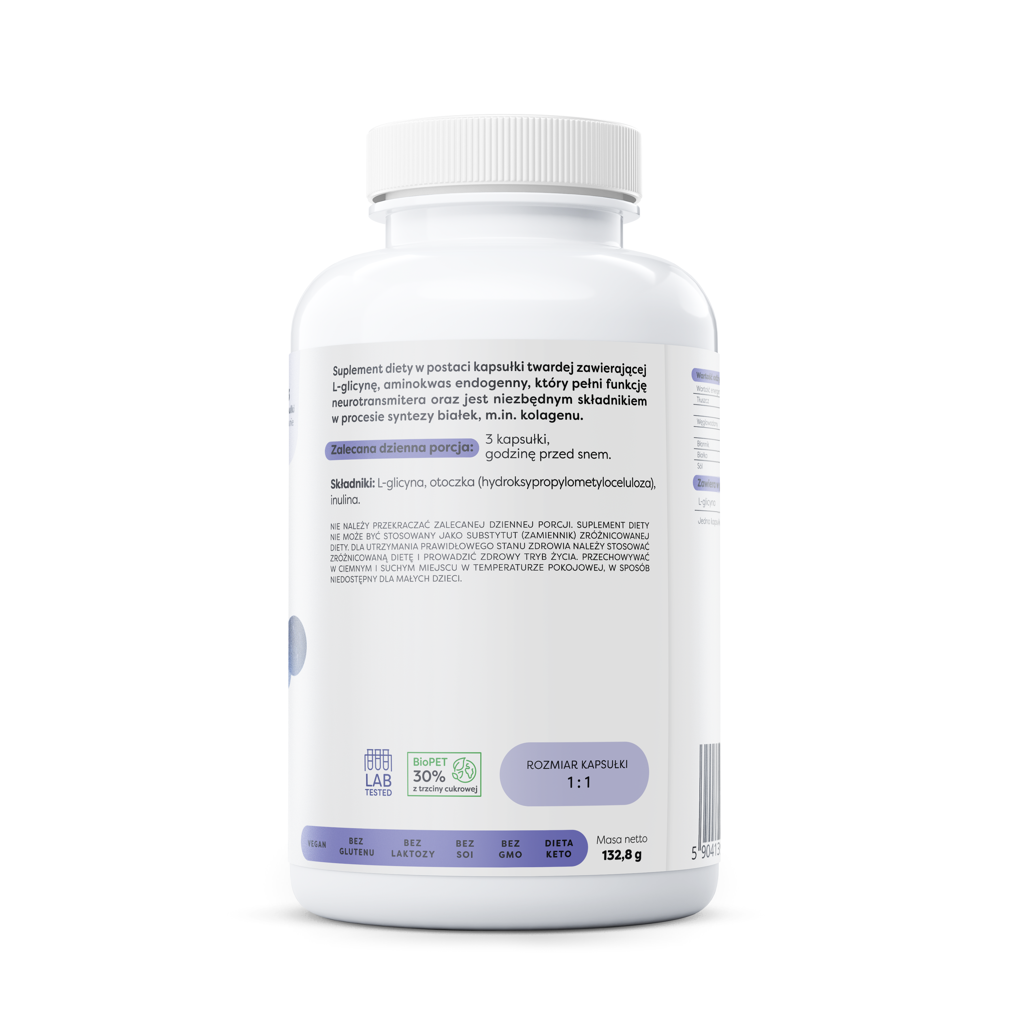 Osavi Glicyna 1000 mg, 120 kapsułek