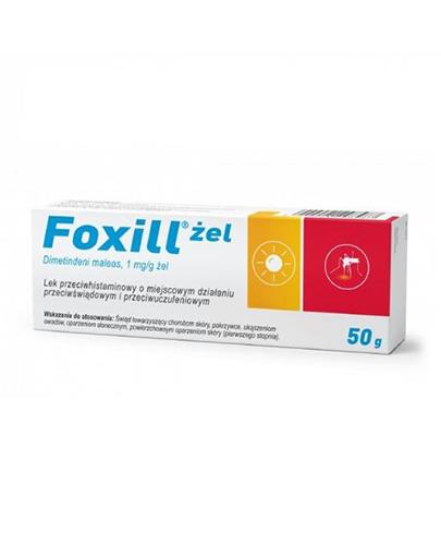 Foxill Żel 1 mg/g na ukąszenia owadów, 50 g zdjęcie