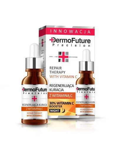 DermoFuture intensywnie regenerująca kuracja z witaminą C na noc 20 ml zdjęcie