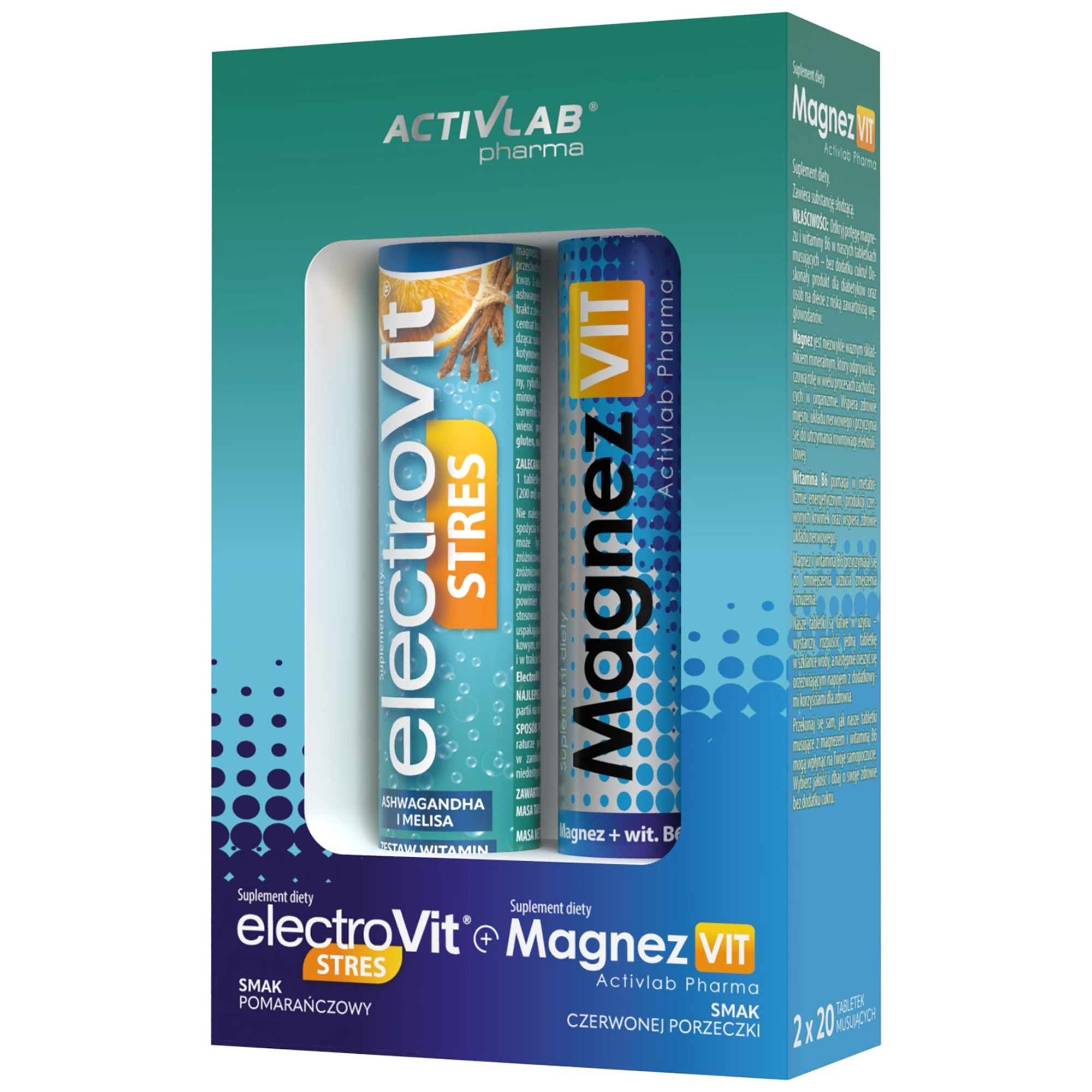 ActivLab Pharma, Zestaw ElectroVit STRES + MagnezVit z B6, 1 sztuka zdjęcie