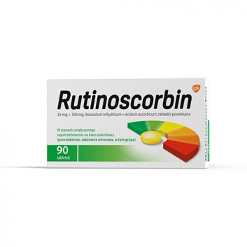 Rutinoscorbin, tabletki powlekane, 90 sztuk