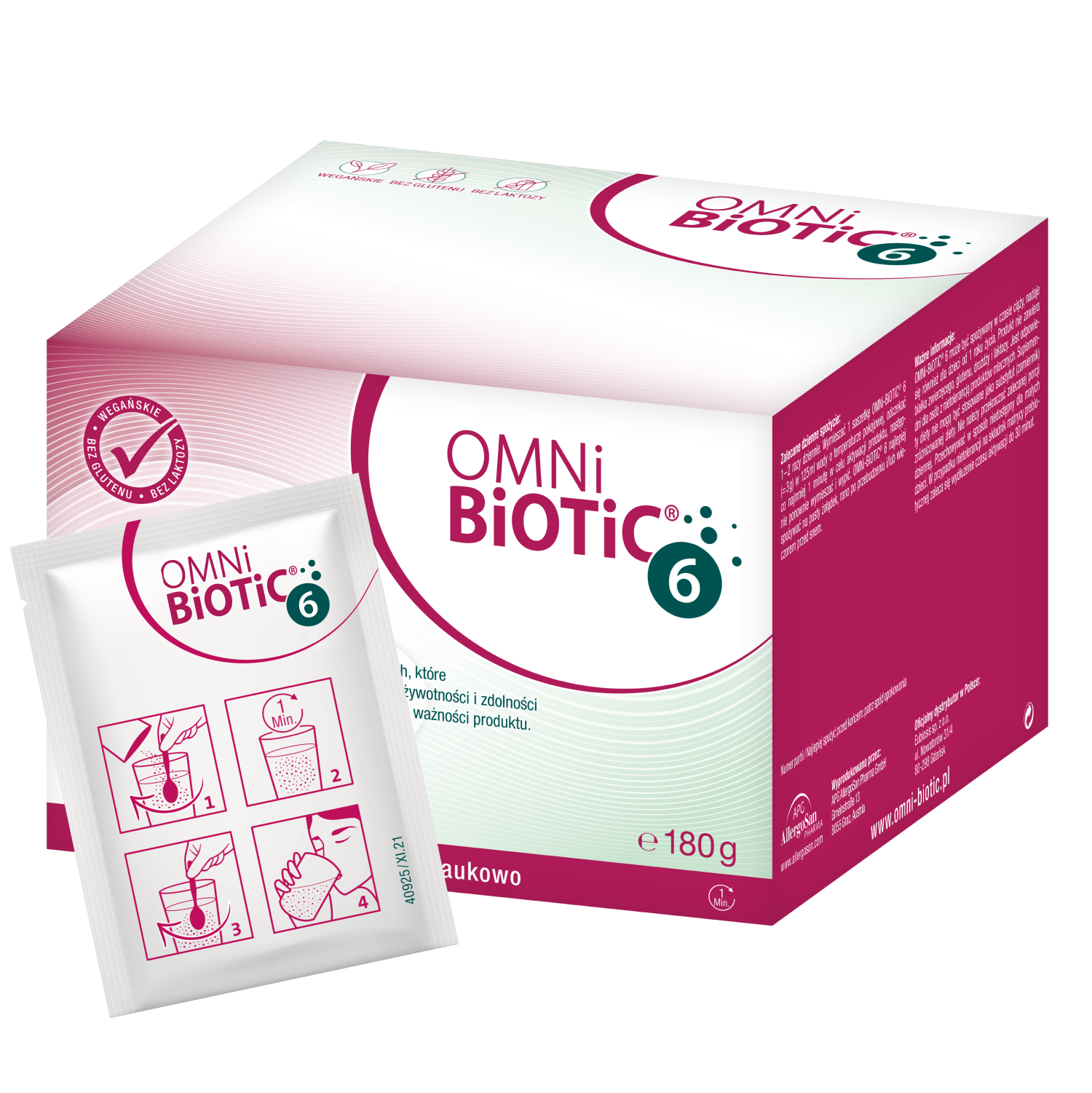 Omni-Biotic 6, proszek, 60 saszetek