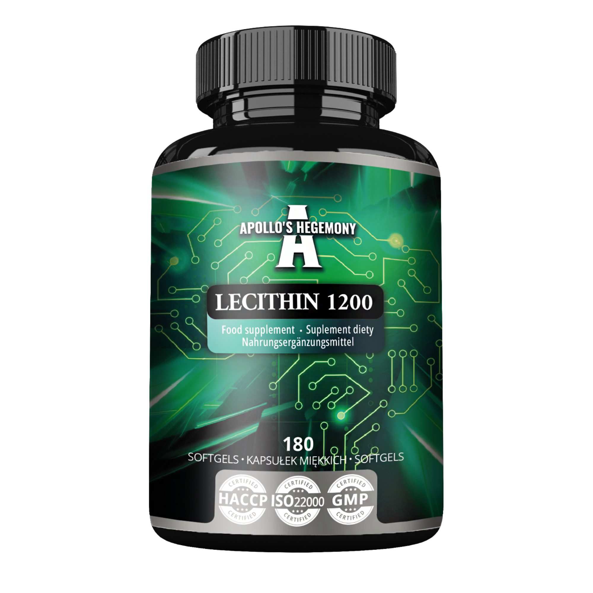 Apollo's Hegemony, Lecithin 1200, kapsułki, 180 sztuk zdjęcie