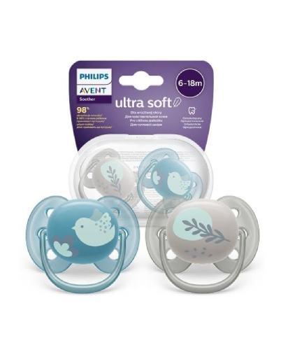 Avent Ultra Soft SCF091/15 Smoczek uspokajający 6-18 m, 2 sztuki zdjęcie