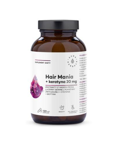 Aura Herbals Hair Mania + keratyna 20 mg, 120 kapsułek zdjęcie