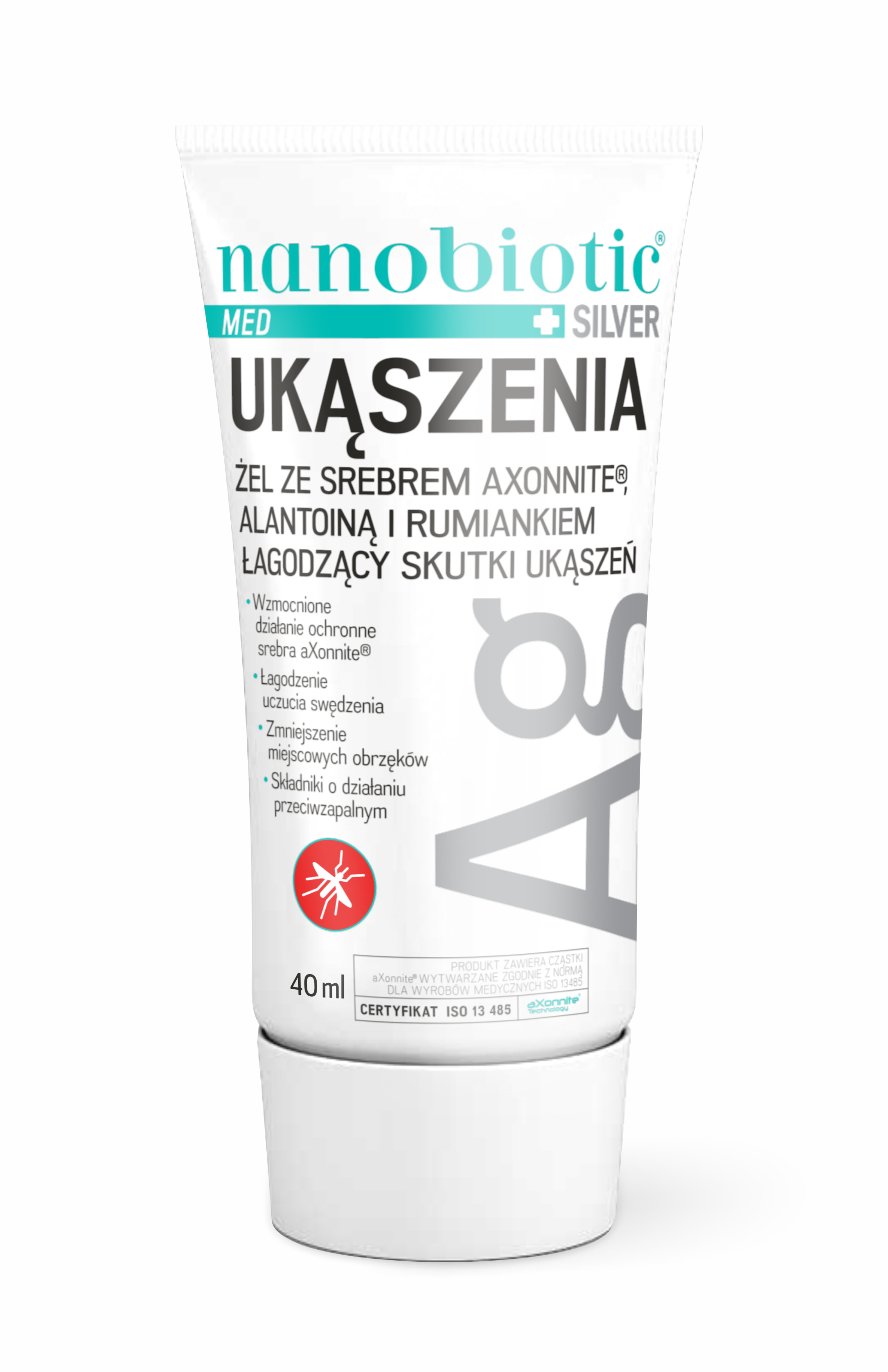 Nanobiotic Med Silver Ukąszenia żel ze srebrem 40 ml zdjęcie