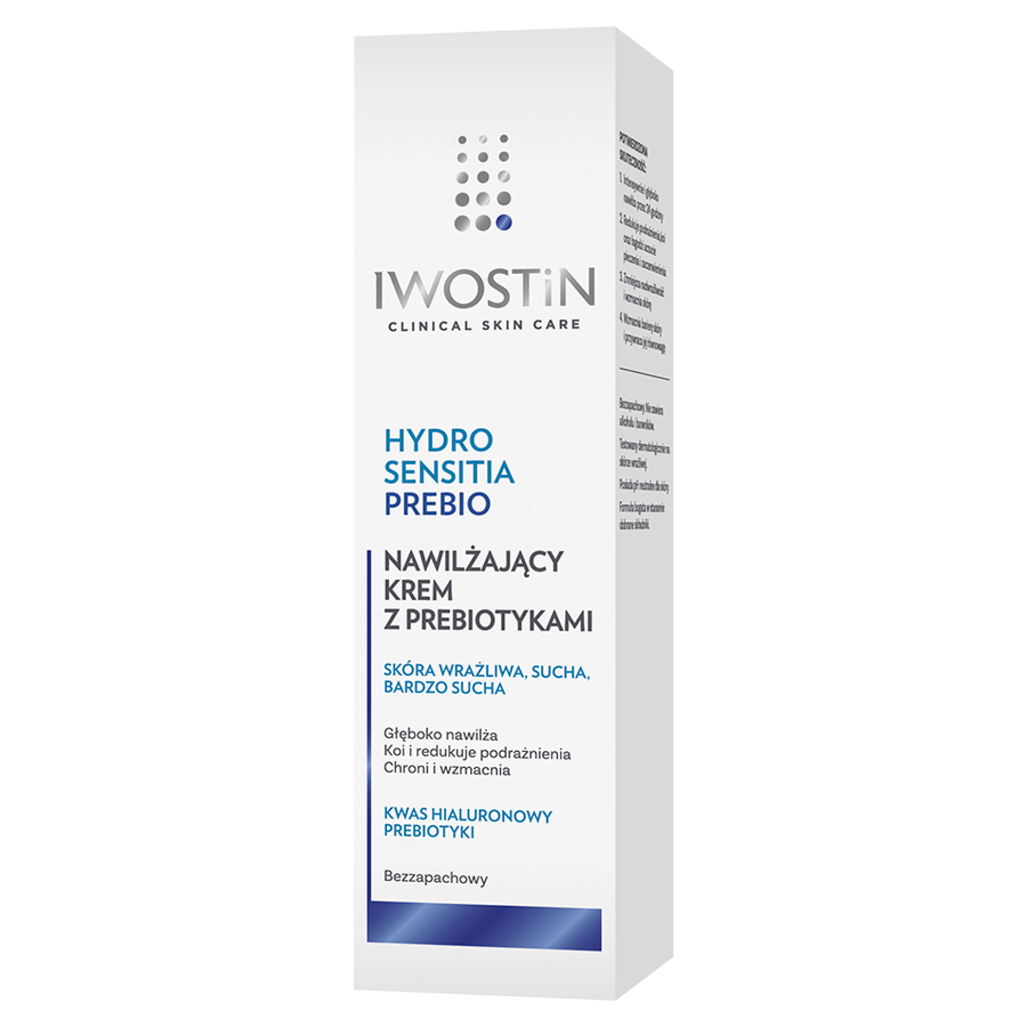 Iwostin Hydro Sensitia Prebio Krem nawilżający z prebiotykami, 50 ml, cena, opinie, skład  zdjęcie