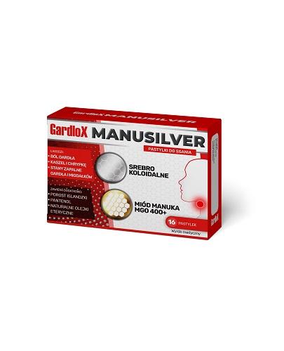 Gardlox Manusilver pastylki do ssania, 16 sztuk zdjęcie