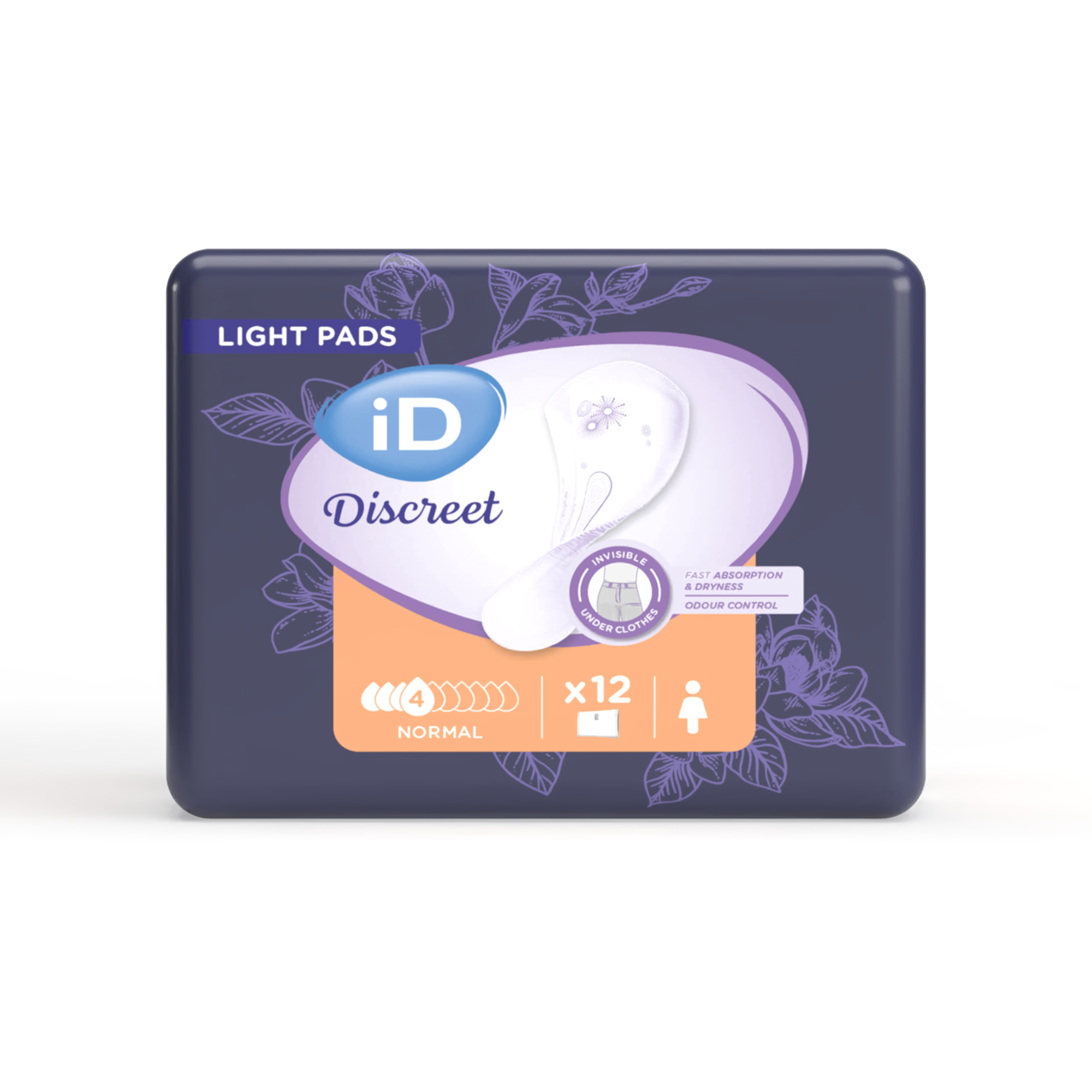 Wkładki urologiczne iD Discreet Normal, 12 sztuk zdjęcie