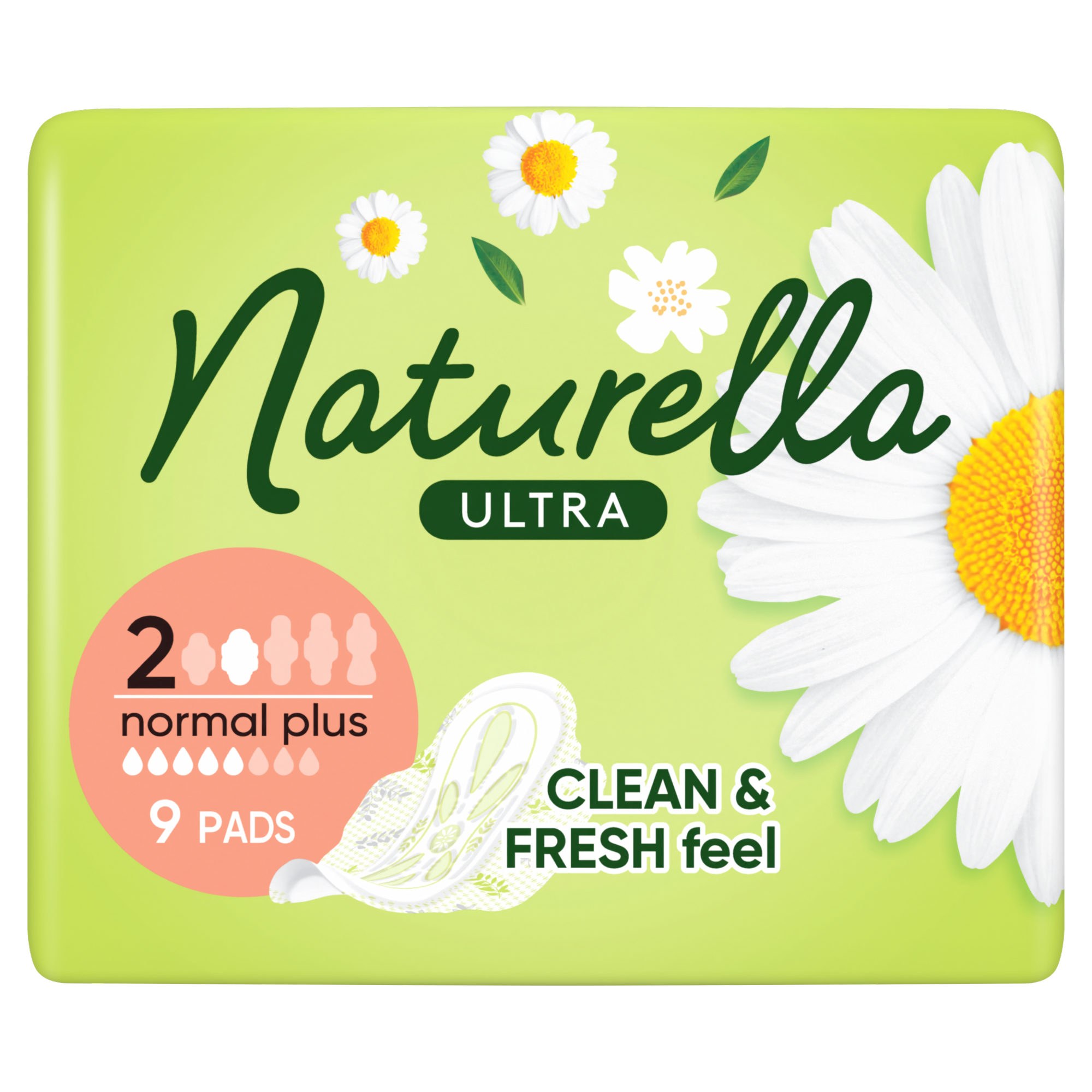 Naturella Ultra Normal Plus Podpaski ze skrzydełkami, 9 szt., cena, opinie, wskazania zdjęcie