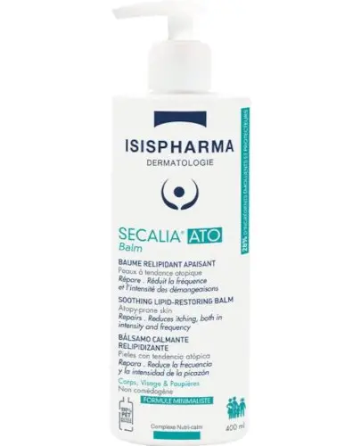 Isispharma Secalia ATO Balm balsam kojąco-natłuszczający do twarzy i ciała dla skóry suchej i atopowej 400 ml zdjęcie