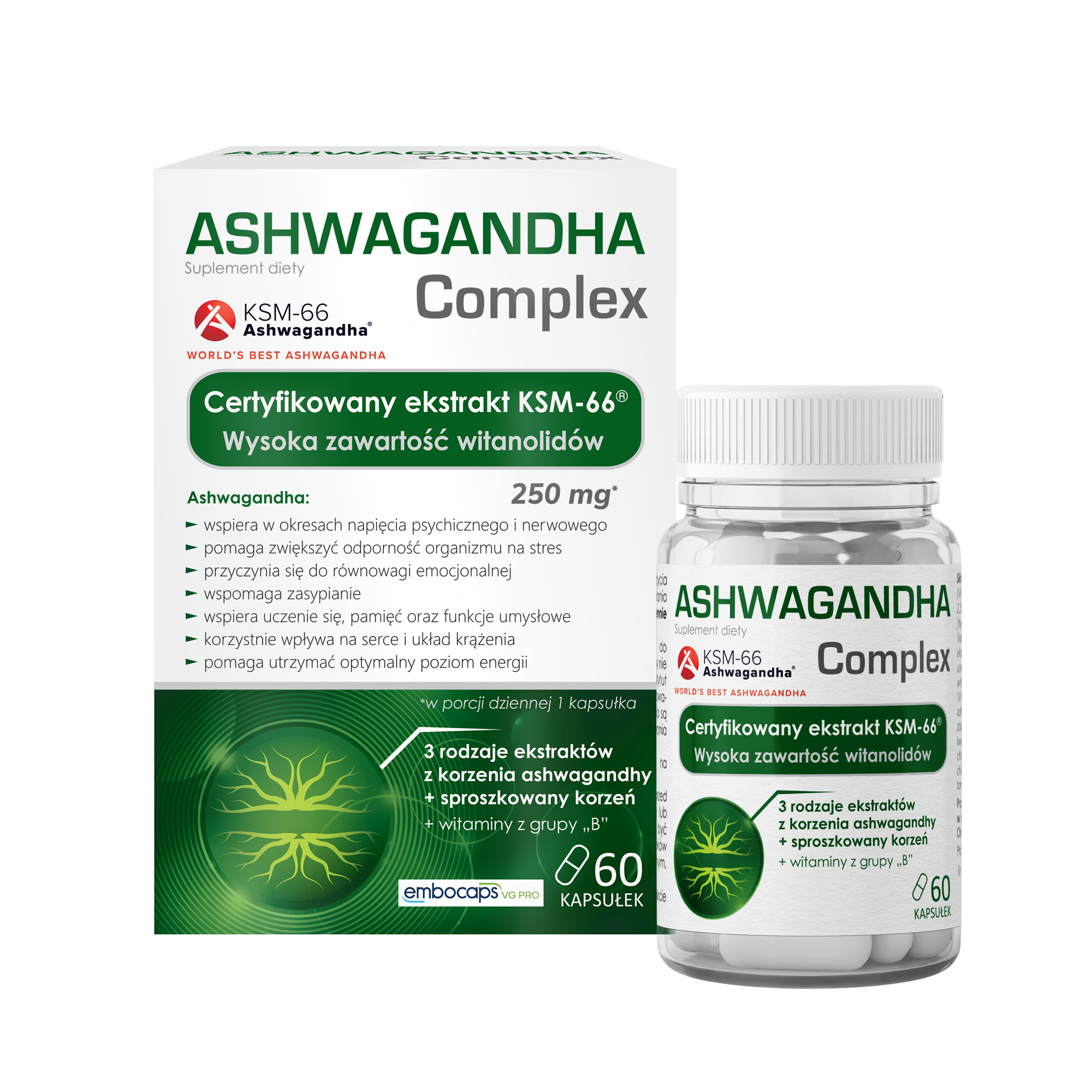 Ashwagandha Complex 60 kapsułek zdjęcie