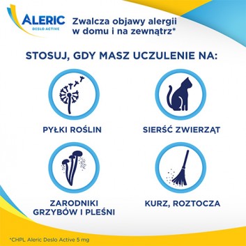 Aleric Deslo Active 5mg 10 tabletek