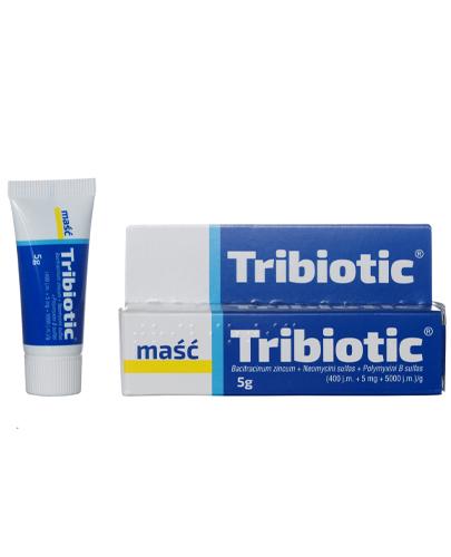 TRIBIOTIC Maść - 5 g - cena, opinie, stosowanie zdjęcie