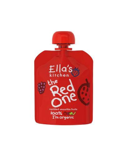 Ella's Kitchen BIO RED ONE Puree owocowe z truskawką dla dzieci po 6. miesiącu życia, 90 g zdjęcie
