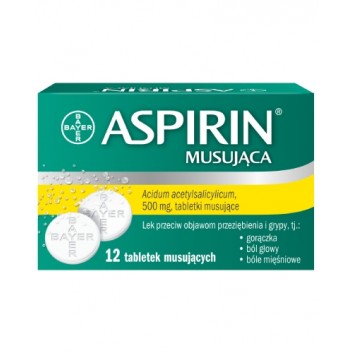 Aspirin Musująca 500mg 12 tabletek musujących
