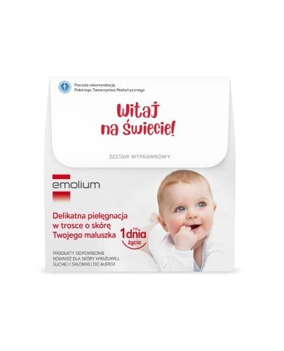 Emolium Dermo Zestaw wyprawkowy Emulsja do kąpieli 400 ml + Emulsja do ciała 400 ml + Krem 75 ml zdjęcie