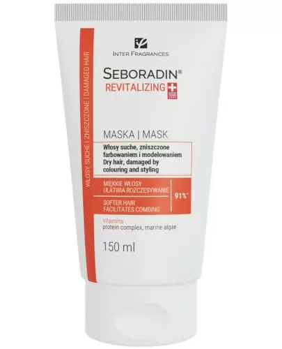 Seboradin Revitalizing maska regenerująca do włosów suchych, zniszczonych farbowaniem i modelowaniem 150 ml zdjęcie