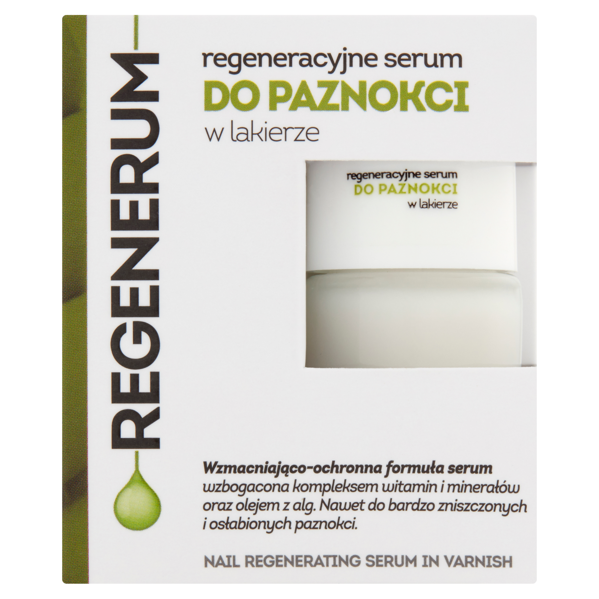 REGENERUM Regeneracyjne serum do paznokci w lakierze - 8 ml - cena, właściwości, opinie  zdjęcie