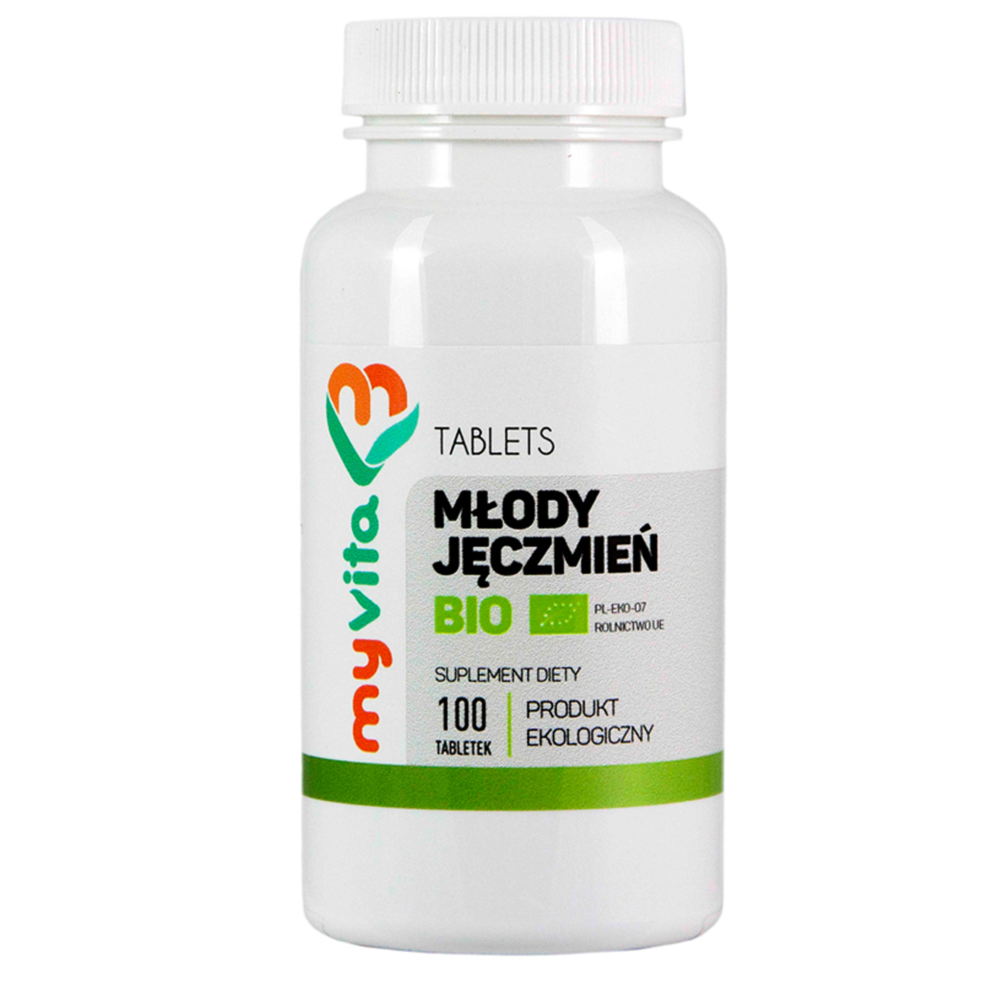 MyVita Młody jęczmień BIO 500 mg, 100 tabl. zdjęcie